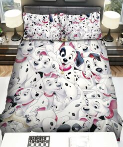 101 Dalmatians Movie Pattern Bed Sheets Duvet Cover Bedding Sets