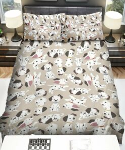 101 Dalmatians Puppies Pattern Bed Sheets Duvet Cover Bedding Sets