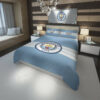 3d Manchester City Fc Logo Soccer Duvet Cover Bedding Set For Fans