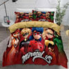 3d Miraculous Tales Of Ladybug Cat Noir Bedding Set Duvet Cover Pillow Cases