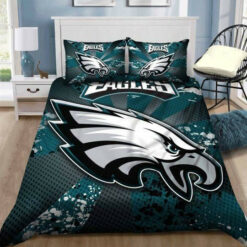 3d Philadelphia Eagles Logo Bedding Set (duvet Cover & Pillow Cases)