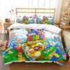 3d Super Mario 3d World Duvet Cover Bedding Set