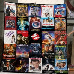 80s Movies Back To The Past Quilt Blanket Ver0125