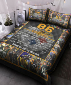86th Pittsburgh Steelers Bedding Set