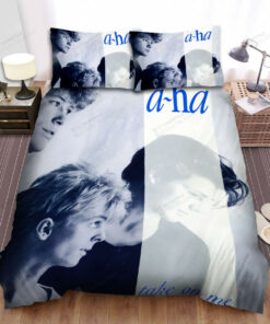 A-ha Music Band Take On Me Long Version Bed Sheets Spread Comforter Duvet Cover Bedding Sets