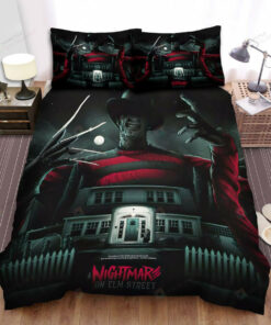 A Nightmare On Elm Street Movie Art Bed Sheets Spread Comforter Duvet Cover Bedding Sets Ver 15