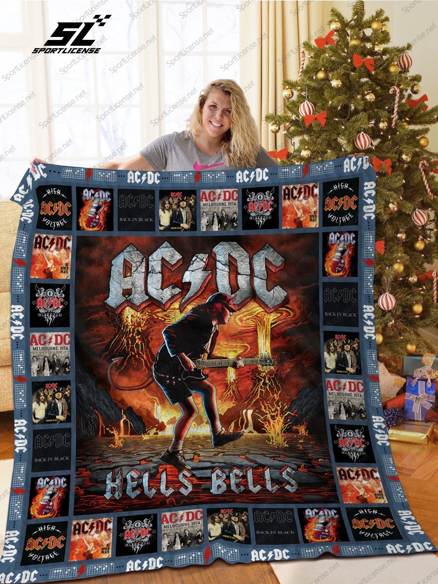 Acdc All Season Plus Size Quilt Blanket Ver 3