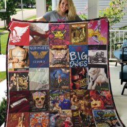 Aerosmith Albums Cover Poster Quilt Blanket