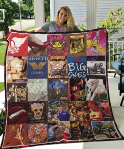 Aerosmith Albums Cover Poster Quilt Blanket