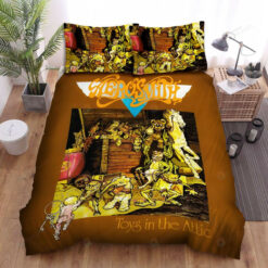Aerosmith Toys In The Attic Album Cover Bed Sheets Spread Comforter Duvet Cover Bedding Sets