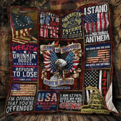 American Patriot Quilt Blanket