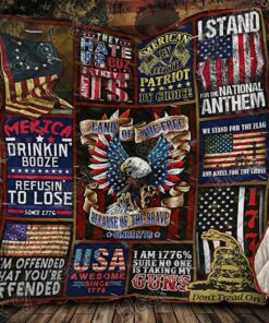 American Patriot Quilt Blanket