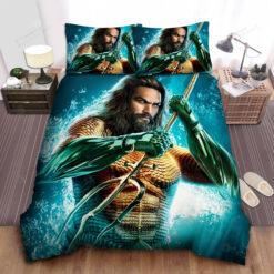 Aquaman Solo Poster Bed Sheets Spread Comforter Duvet Cover Bedding Sets