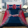 Atlanta Braves Bedding Set Sleepy (duvet Cover & Pillow Cases)