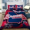 Atlanta Braves Bedding Set Ver 2 Duvet Cover Pillow Cases