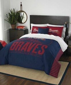 Atlanta Braves Kl2309 Bedding Set Halloween And Christmas Sale