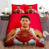 Atlanta Hawks Trae Young Basketball Photo Shoot Bed Sheet Spread Comforter Duvet Cover Bedding Sets