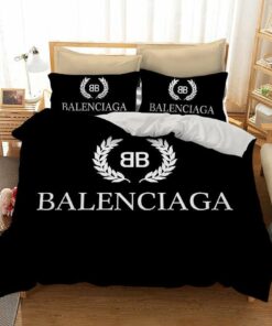 Balenciaga Logo Custom Bedding Set Duvet Cover