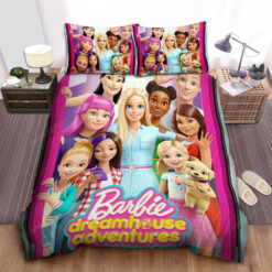Barbie Family Dreamhouse Adventure Bed Sheets Duvet Cover Bedding Sets