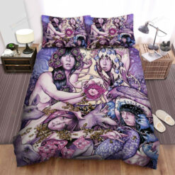 Baroness Music Purple Album Bed Sheets Spread Comforter Duvet Cover Bedding Sets