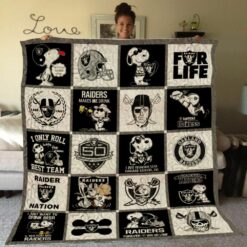 Bc Las Vegas Raiders Snoopy Quilt Blanket