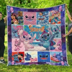 Bc Lilo And Stitch Quilt Blanket