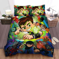 Ben 10 - Omnitrux Of Ben And Kevin Bed Sheets Duvet Cover Bedding Sets