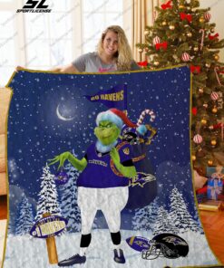 Bl 8211 Br Grinch Quilt Blanket