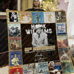 Bl 8211 Hank Williams Quilt Blanket