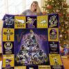 Bl Minnesota Vikings Christmas Tree Quilt Blanket