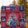 Bl New York Giants Christmas Tree Quilt Blanket