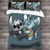 Bl- Stitch And Angel Nightmare Before Xmas Bedding Set