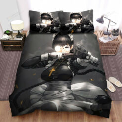 Black Lagoon Character Roberta With The Guns Bed Sheets Spread Comforter Duvet Cover Bedding Sets