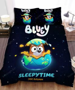 Bluey Bingo Sleepytime Bed Sheets Spread Duvet Cover Bedding Sets