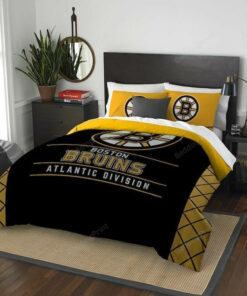 Boston Bruins Bedding Set (duvet Cover & Pillow Cases)