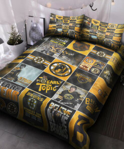 Boston Bruins Hockey V1 Bedding Set