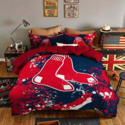 Boston Red Sox B170949 Bedding Set Sleepy Halloweenand Christmas Sale