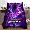 Bride Of Chucky (1998) Movie Poster Fanart Ver 2 Bed Sheets Duvet Cover Bedding Sets