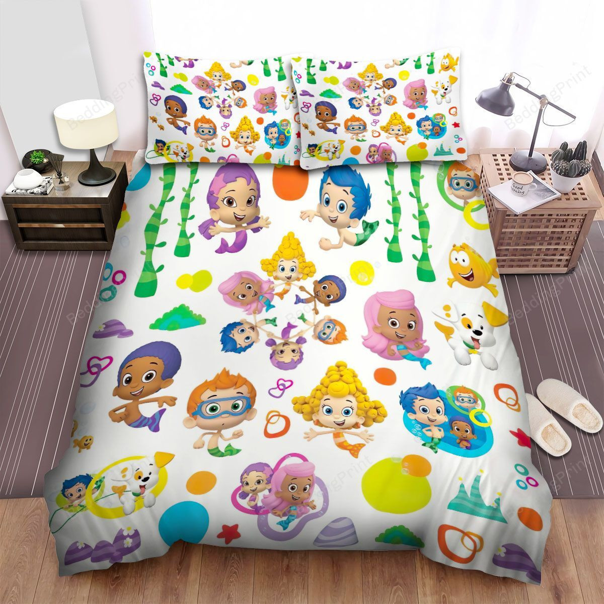 Bubble Guppies Happy Time Bed Sheet Spread Duvet Cover Bedding Sets Bubble Guppies Happy Time Bed Sheet Spread Duvet Cover Bedding Sets