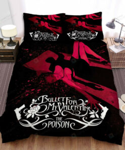 Bullet For My Valentine Album The Poison Bed Sheets Spread Comforter Duvet Cover Bedding Sets