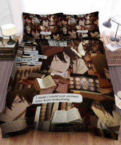 Bungou Stray Dogs Anime Manga Ranpo Edogawa Bed Sheets Spread Comforter Duvet Cover Bedding Sets