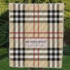 Burberry Brand 3d All Season Plus Size Quilt Blanket