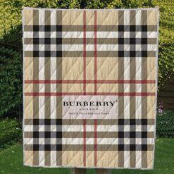 Burberry Brand 3d All Season Plus Size Quilt Blanket