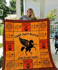 Camp Half Blood Daughter Of Apollo Quilt Blanket