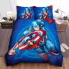 Captain America Comic Bed Sheets Duvet Cover Bedding Sets