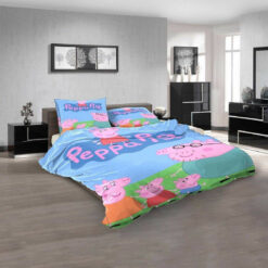 Cartoon Movies Peppa Pig D 3d Bedding Sets Duvet Cover Pillow Cases