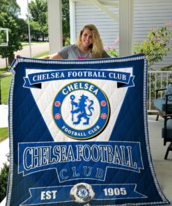 Chelsea Football Club Quilt Blanket