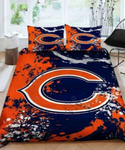 Chicago Bears Logo 3d Duvet Cover Bedding Set