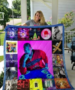 Chris Brown Style 2 Album Covers Quilt Blanket