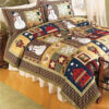 Christmas Snowman Patterns Bed Sheets Duvet Cover Bedding Sets